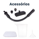 Limpador à Vapor com 9 acessórios + Brinde Esponja Mágica
