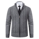 Casaco Masculino Casual De Inverno De Malha - Promoção de Inverno 2025