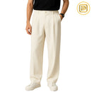 [PAGUE 2 LEVE 3] Kit Calça Masculina de Alfaiataria Venetto em Seda Gelo e Poliéster + BRINDE: Cinto