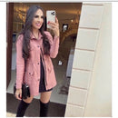 Casaco Parka Feminino em Bengaline para o Inverno