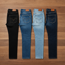 Calça Jeans Masculina com Elastano - Kit 4 Unidades