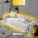 ⁠[COMPRE 1 LEVE 2] Capa de Sofá ComfyBoho (Sinta o Toque e Estilo Nômade Em Sua Sala!) + BRINDE: 2 Fronhas