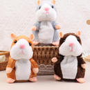 Hamster de Pelúcia Interativo que Fala e Repete – Brinquedo Divertido Infantil com Voz