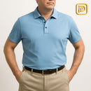 [PAGUE 3 LEVE 4] Camisa Polo Casual em Malha Sem Costura de Seda Gelo e Elastano + BRINDES: 2 Calças Alfaiataria e Cinto