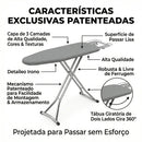 Tábua de Passar Roupas 360° – Giratória, Face Dupla e 8 Níveis de Altura