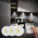 Luminária LED Sem Fio Luz Branca (Fria) com Controle Remoto - [Pague 2 e leve 6]